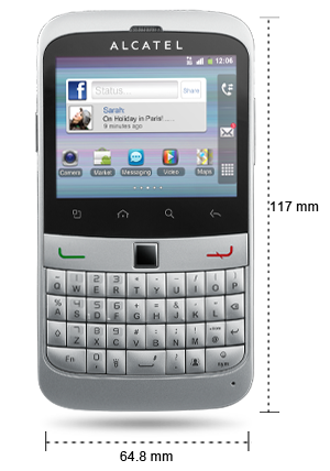 El Alcatel OT916 es un smartphone Android co - Imagen 2