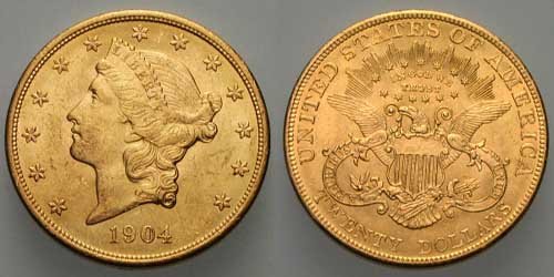 vendo moneda 20 dolar en oro americano del 19 - Imagen 3